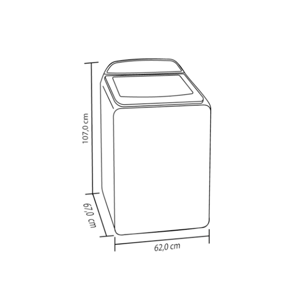 Lavadora HACEB 16 Kg Carga Superior LAV ZOU 16 KG D NE Gris - Image 6