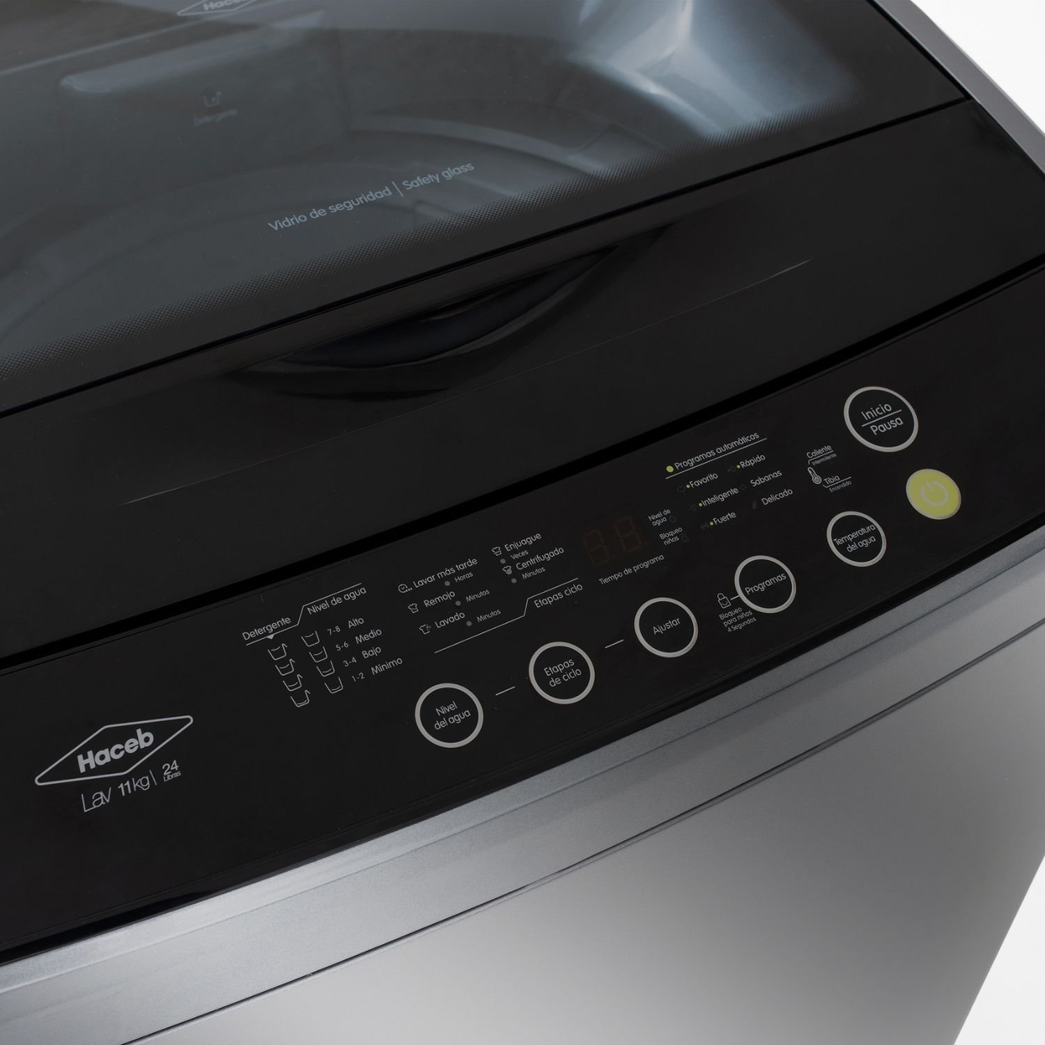 Lavadora HACEB 11 Kilos Carga Superior LAV 11 KG PF D Gris - Image 3