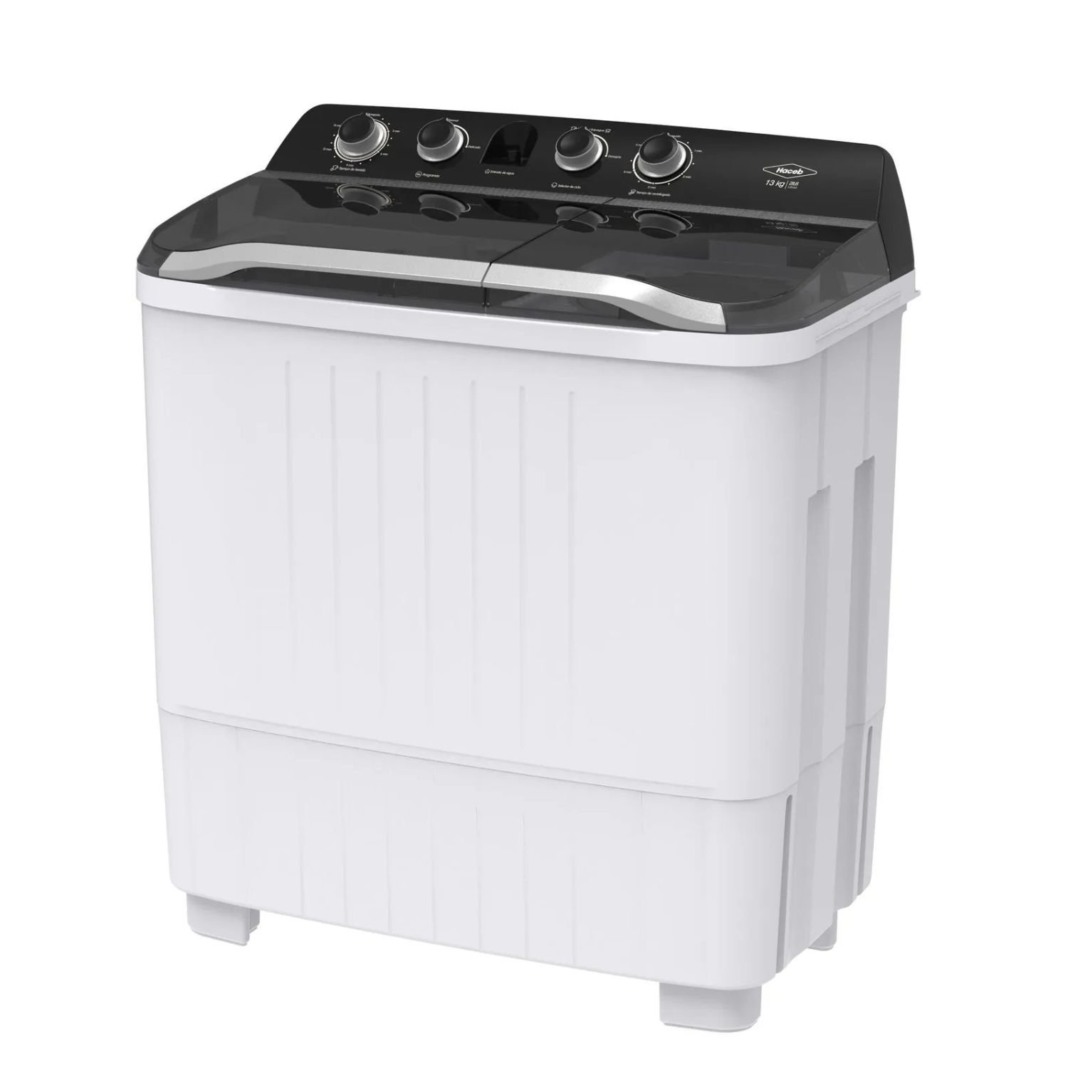 Lavadora HACEB 13 Kilos Doble Tina LAV 13 KG SA Blanco - Image 3