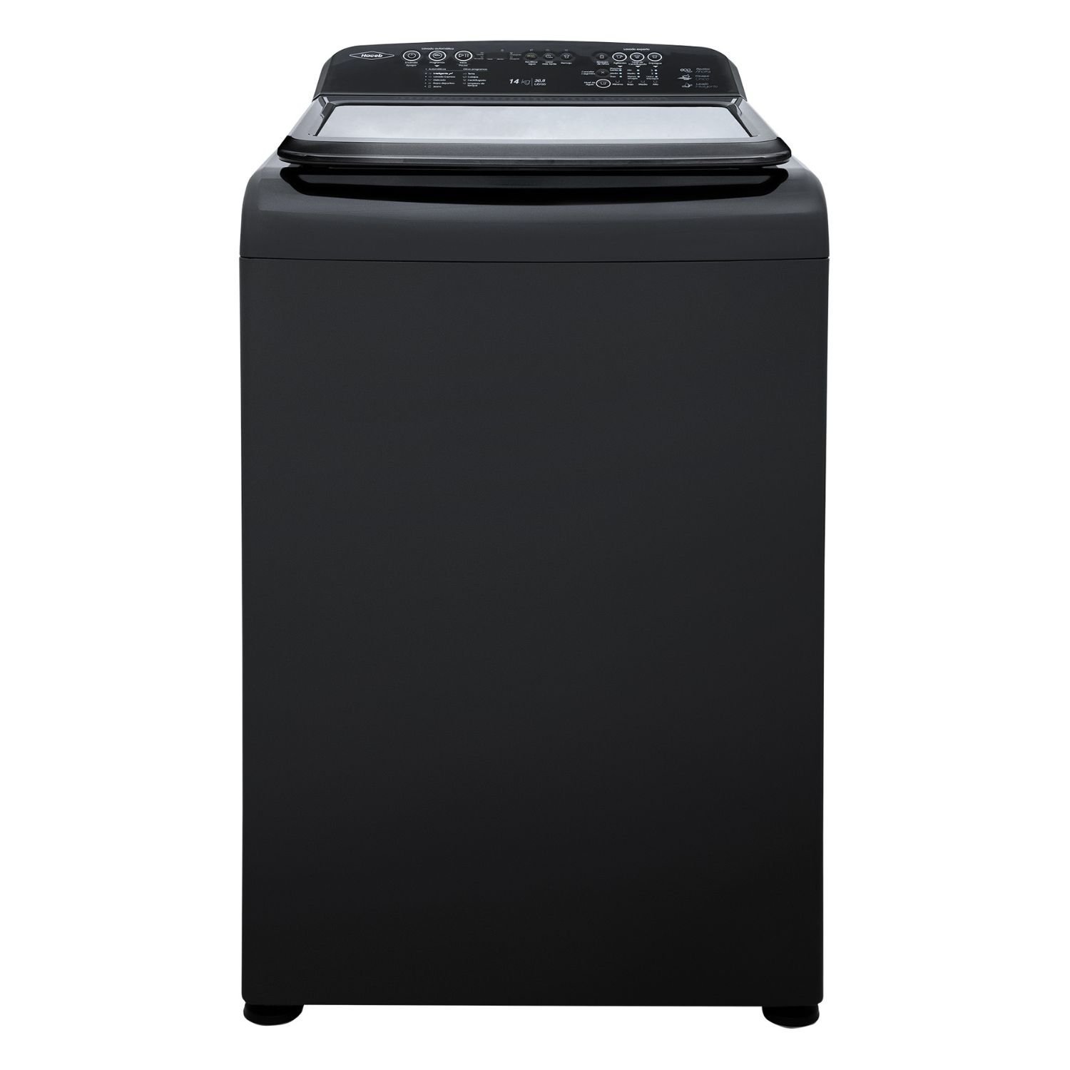Lavadora HACEB 14 Kilos Carga Superior Digital Negra