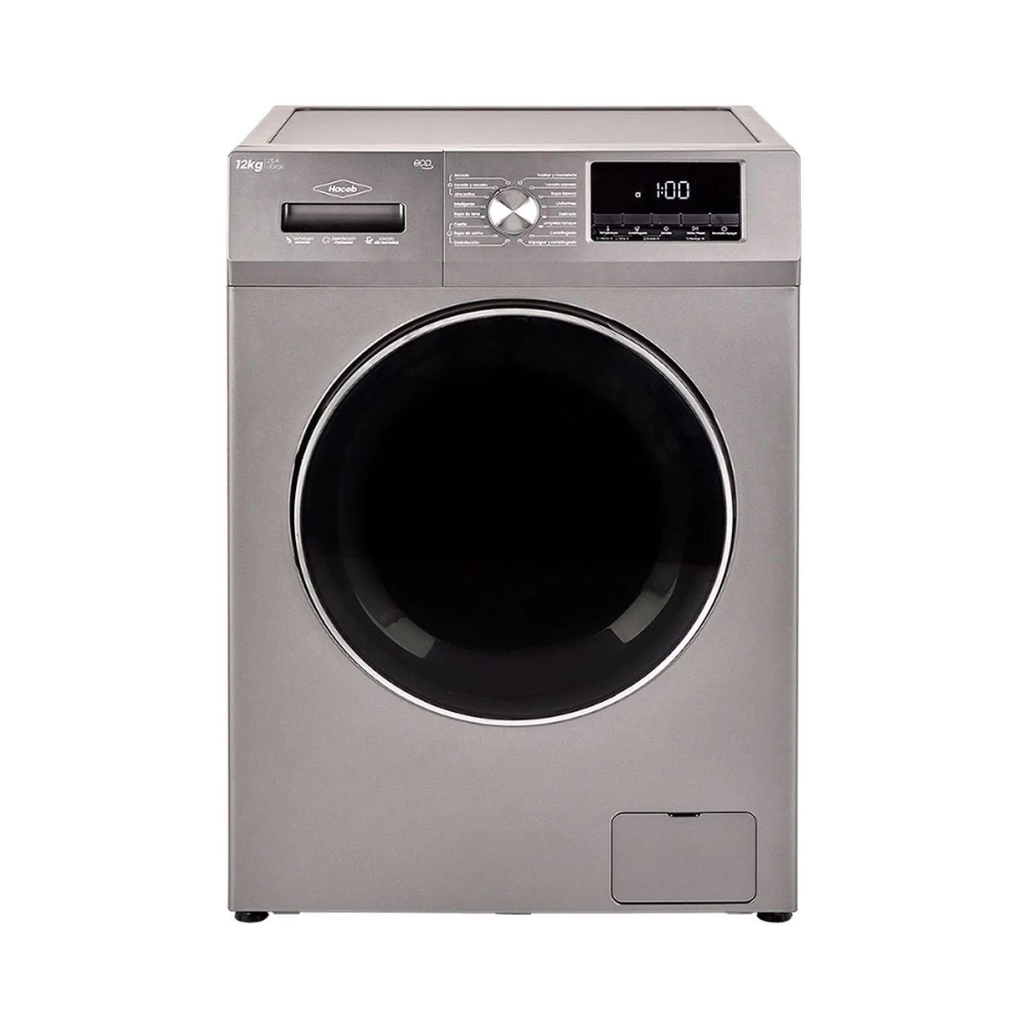 Lavadora HACEB 12 Kilos Carga Frontal LAV SEC CF Inverter Inox