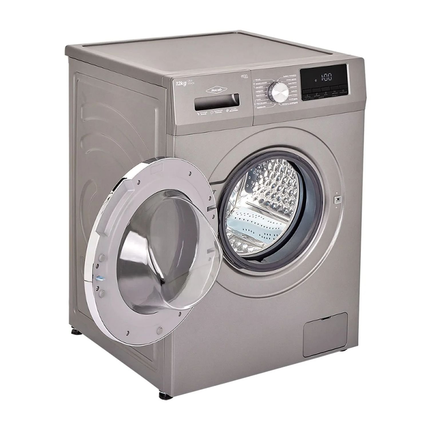Lavadora HACEB 12 Kilos Carga Frontal LAV SEC CF Inverter Inox - Image 2