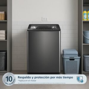 Lavadora MABE 20 kilos Carga Superior LMA0220WDGAB0 Gris - Image 3
