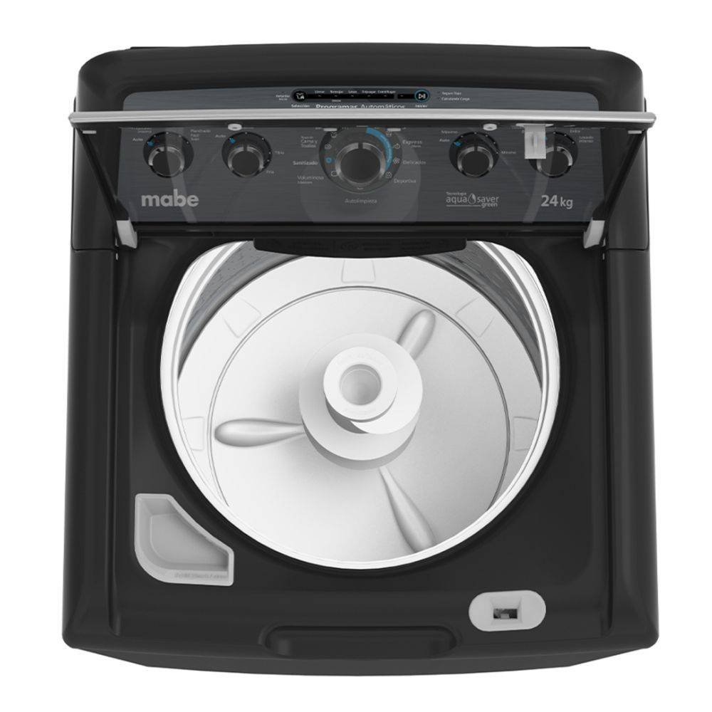Lavadora MABE 24Kg / 52Lb Carga Superior LMC74215WDAB0 Gris - Image 4