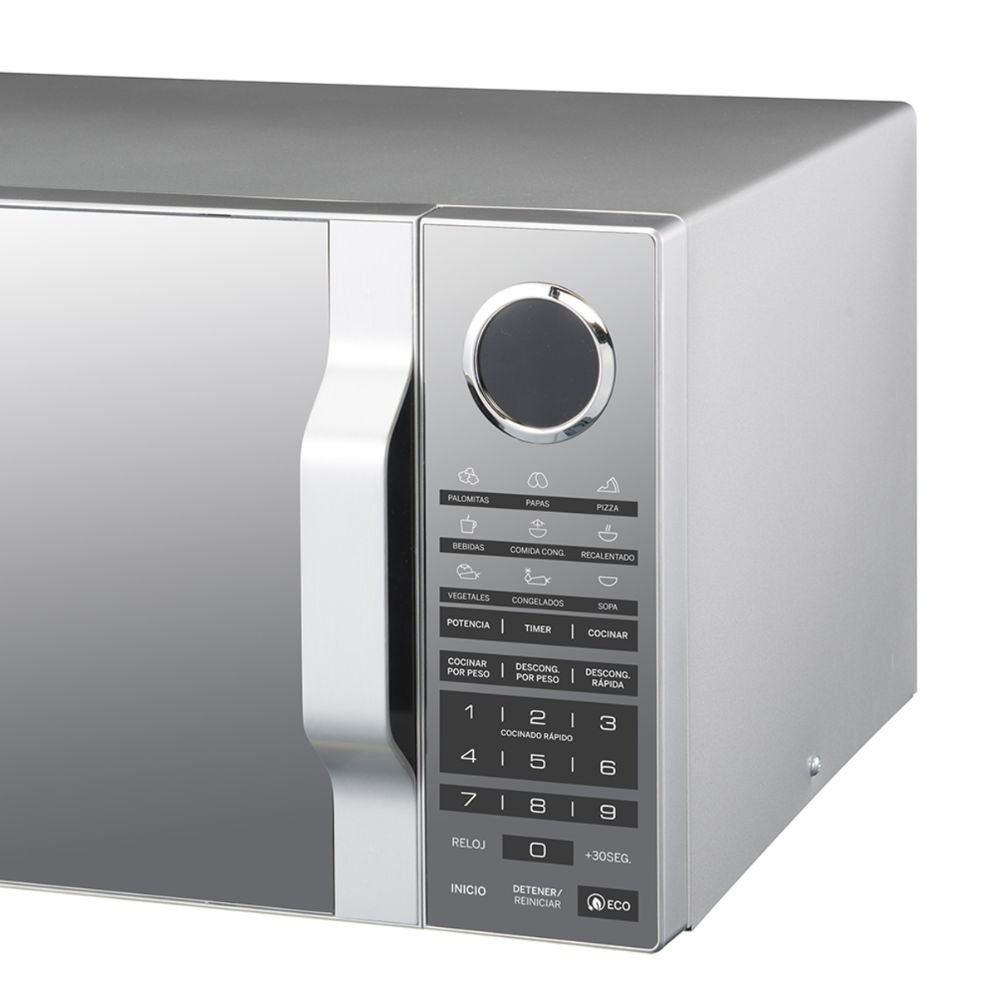 Horno Microondas GE 19 Litros MGE07SEJ Tipo Espejo Gris - Image 2