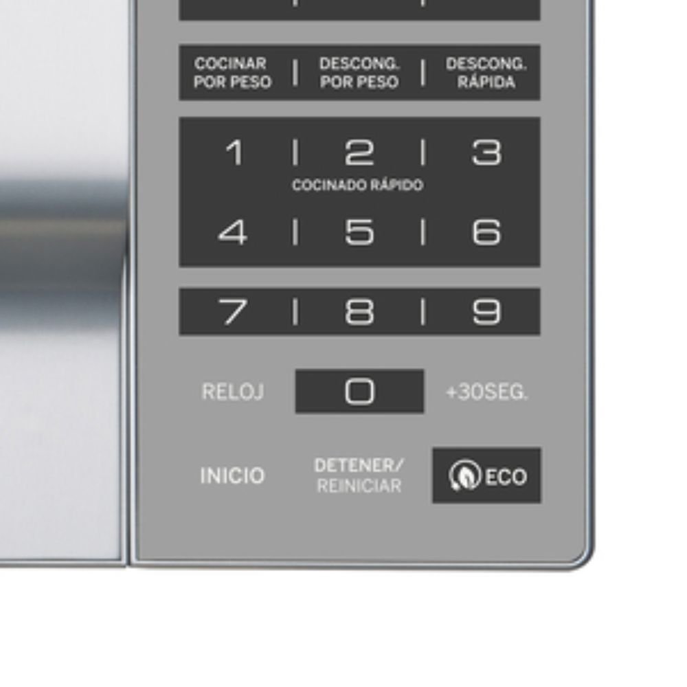 Horno Microondas GE 19 Litros MGE07SEJ Tipo Espejo Gris - Image 3
