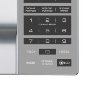 Horno Microondas GE 25 Litros MGE09SEJ Tipo Espejo Gris - Image 4
