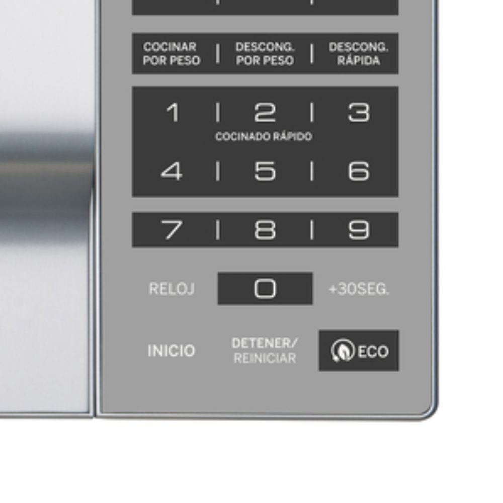 Horno Microondas GE 25 Litros MGE09SEJ Tipo Espejo Gris - Image 4