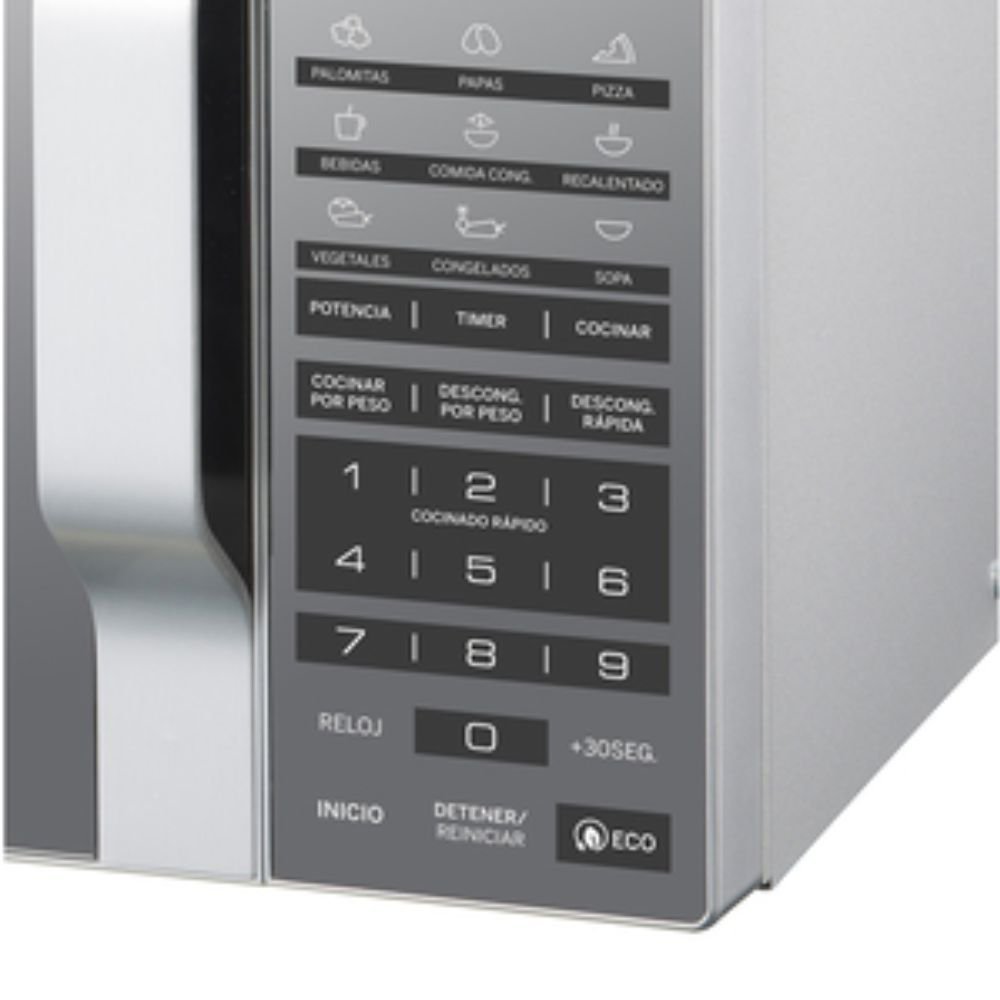 Horno Microondas GE 25 Litros MGE09SEJ Tipo Espejo Gris - Image 5