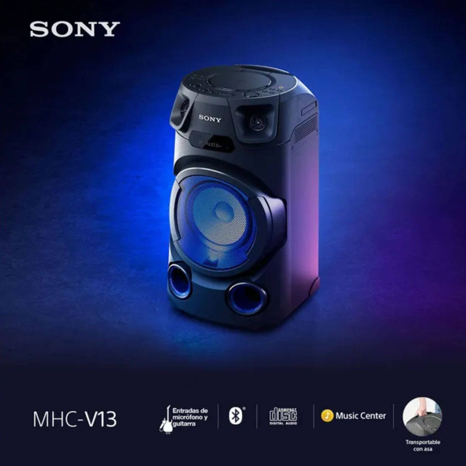 Torre De Sonido 150W Bluetooth USB SONY MHC-V13 - Image 6
