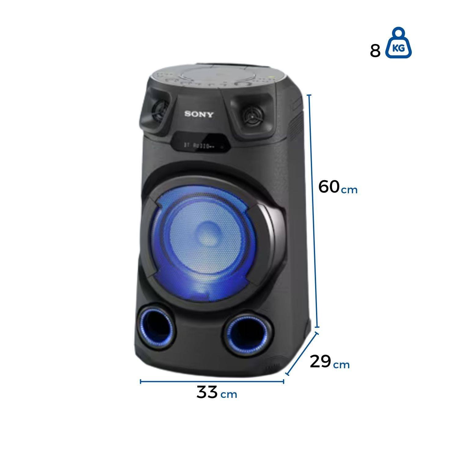 Torre De Sonido 150W Bluetooth USB SONY MHC-V13 - Image 7