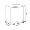 Minibar HACEB Frost 46 Litros Gris - Image 7