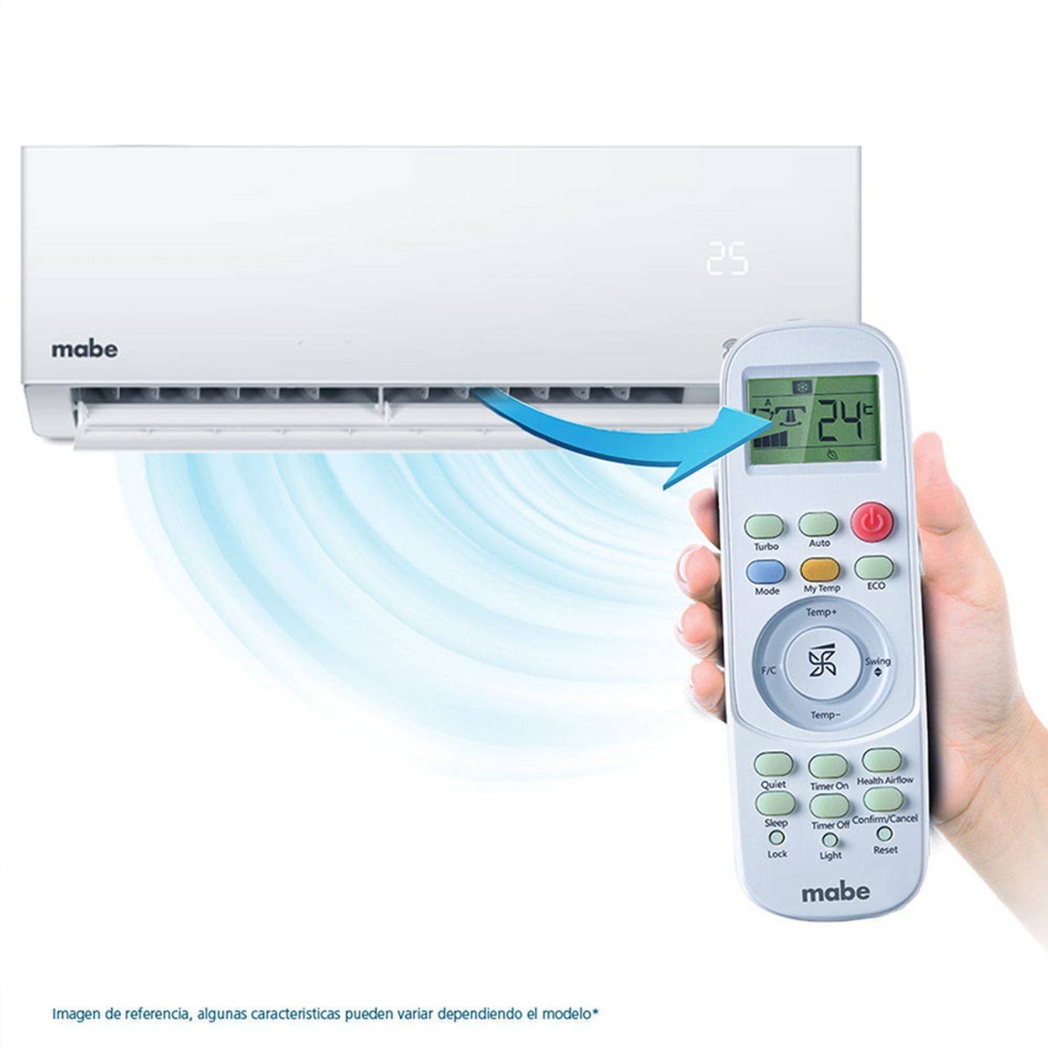Aire Acondicionado 12000BTU Inverter 110V MABE MMI12CABWCCC9 - Image 6