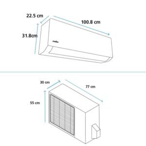 Aire Acondicionado 18000 BTU Inverter 220V MABE MMI18CDBWCCC8 - Image 5