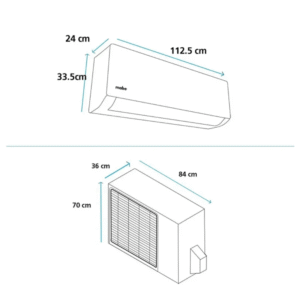 Aire Acondicionado 24000 BTU Inverter 220V MABE MMI24CDBWCCC8 - Image 4