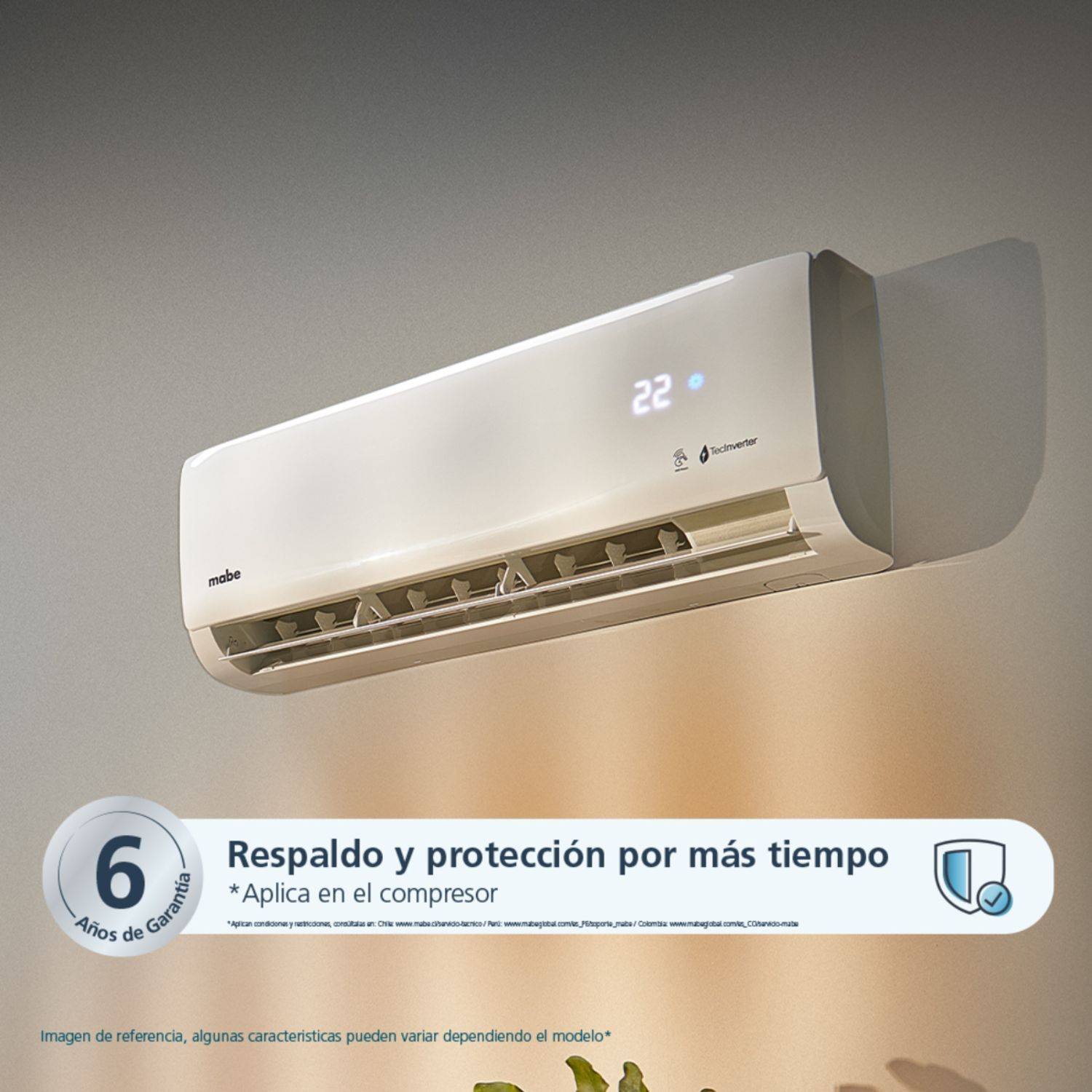 Aire Acondicionado 9000 BTU On/Off 110V MABE MMT09CABWCCC1 - Image 5