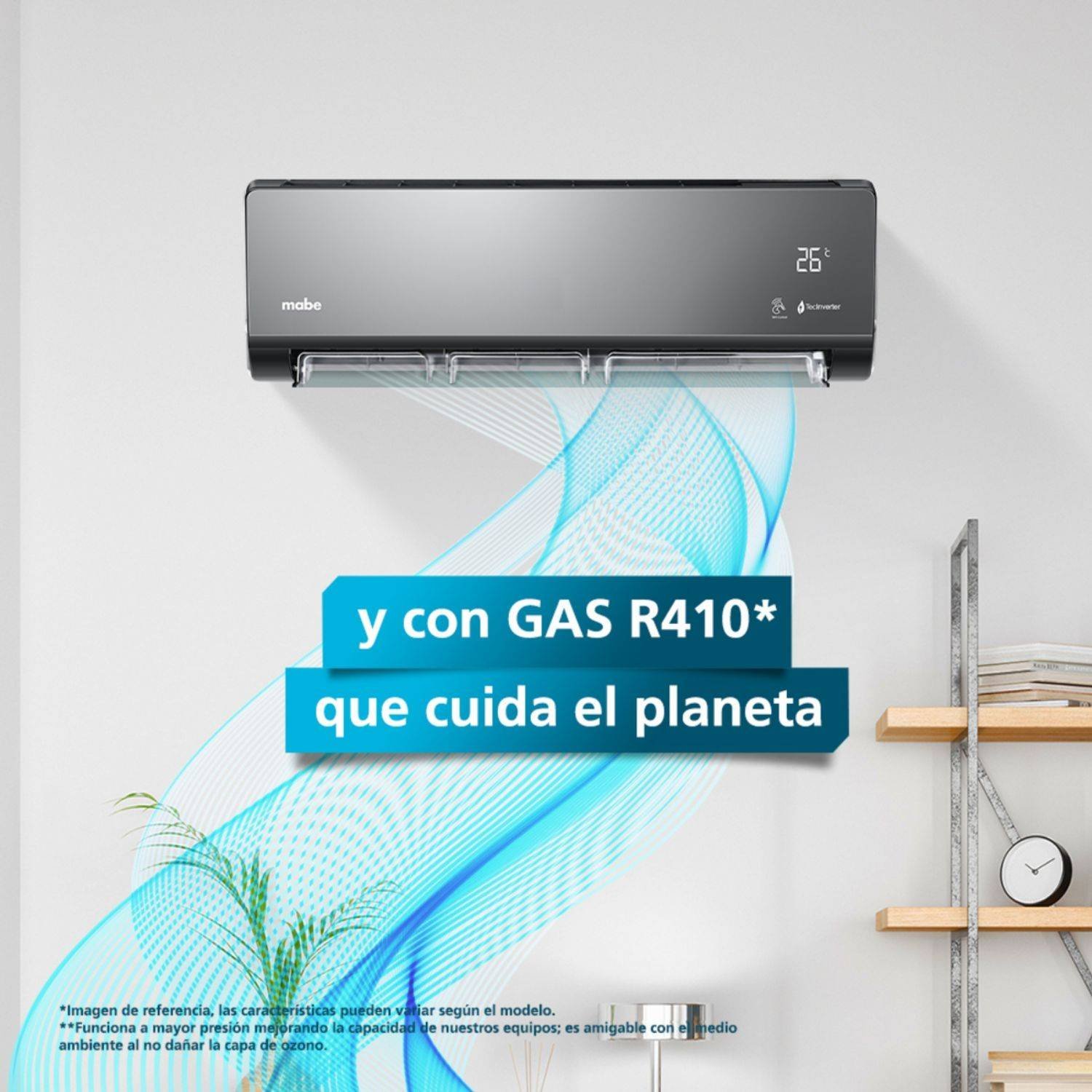 Aire Acondicionado 12000 BTU On/Off 110V MABE MMT12CABWCCBC1 - Image 6