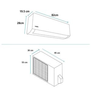 Aire Acondicionado 12000 BTU On/Off 110V MABE MMT12CABWCCC8 - Image 5