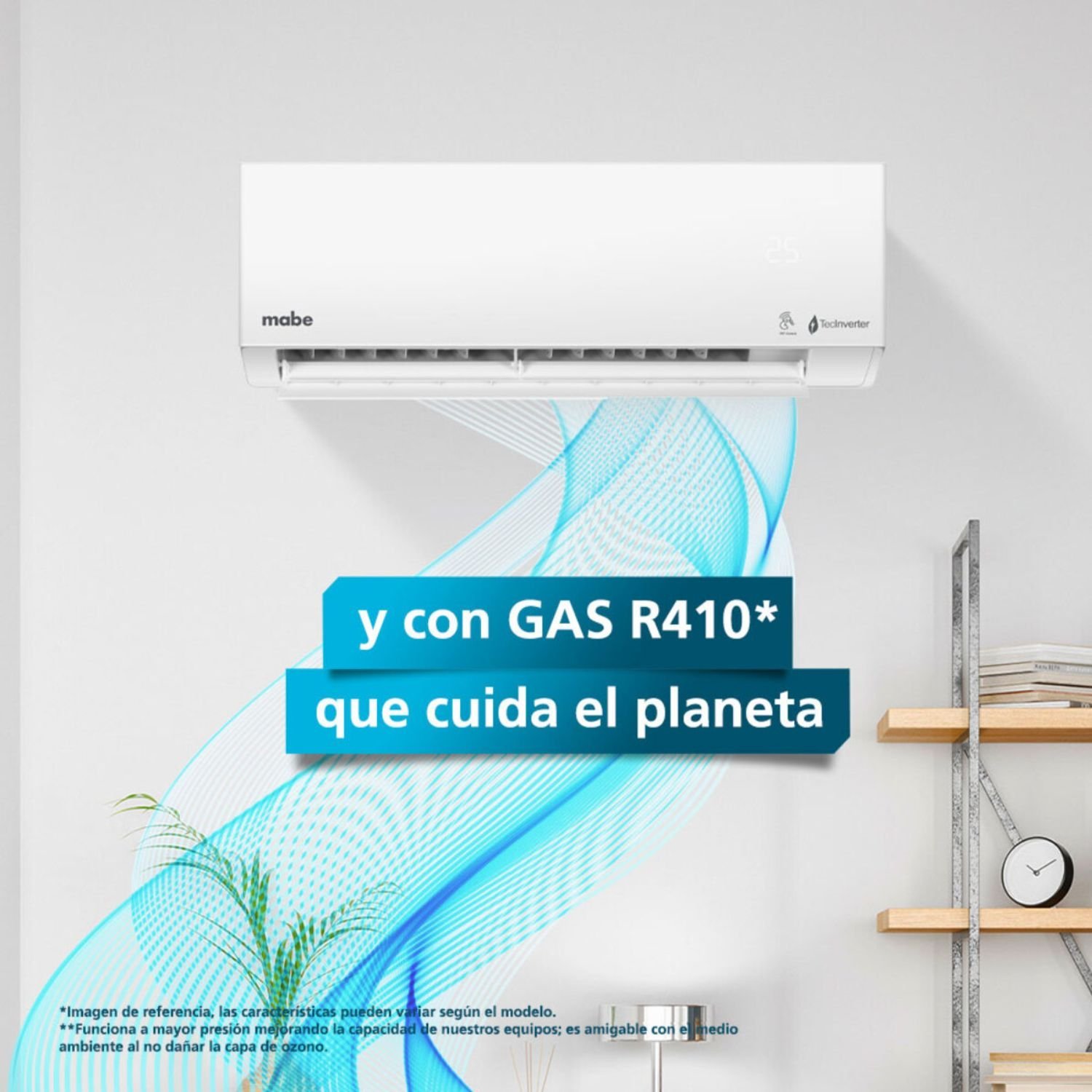 Aire Acondicionado 12000 BTU On/Off 220V MABE MMT12CDBWCCBC1 - Image 5