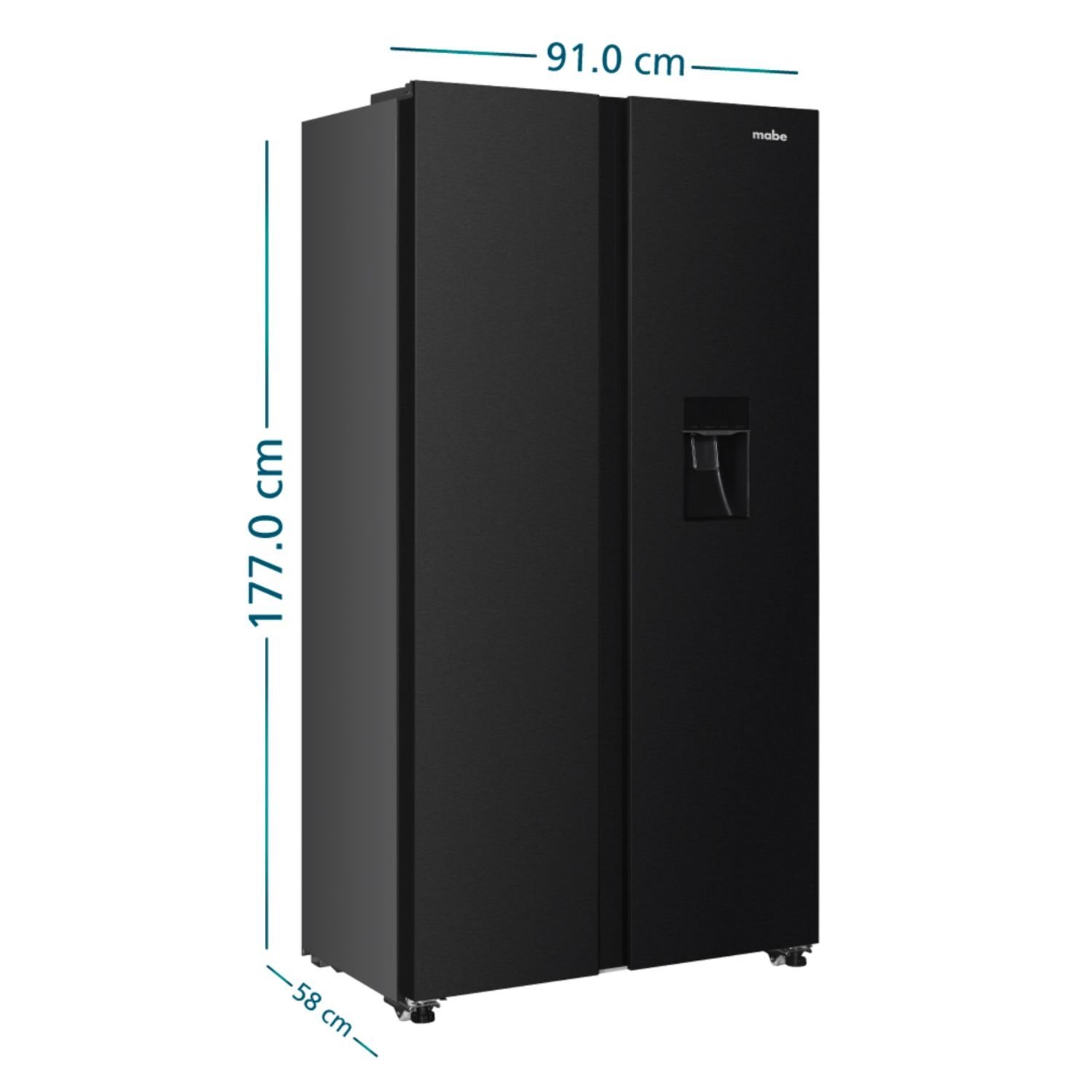 Nevecon MABE No Frost 480 Litros Inverter MSL480LMLPS0 Negro - Image 7