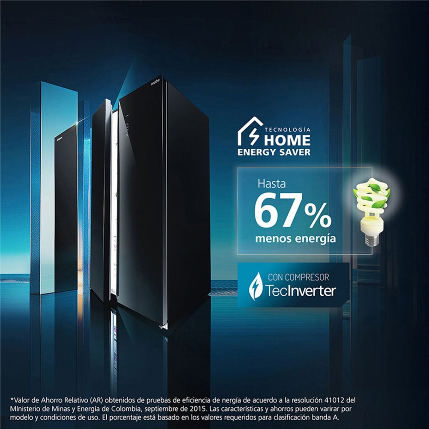 Nevecon MABE No Frost 439 Litros MSL480LMLSS0 Inverter Inox - Image 4