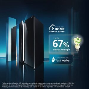 Nevecon MABE No Frost 480 Litros Inverter MSL480LPLPS0 Negro - Image 6
