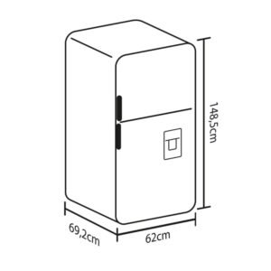 Nevera HACEB No Frost 243 Litros Inverter Gris - Image 7