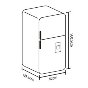 Nevera HACEB No Frost 271 Litros Inverter Gris - Image 7