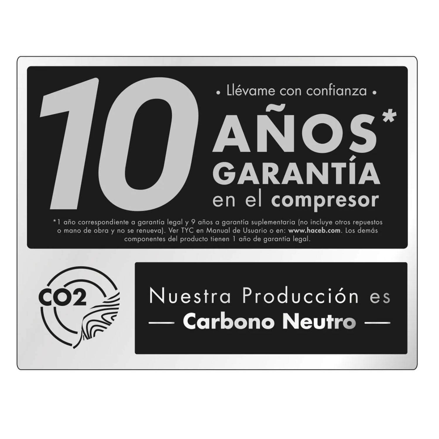 Nevera HACEB No Frost 271 Litros SE ME NE R2 Negro - Image 4