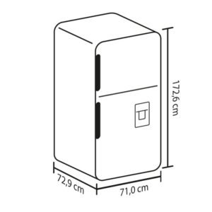 Nevera HACEB No Frost 404 Litros Inverter Gris - Image 7