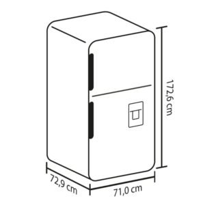 Nevera HACEB No Frost 404 Lt NEV ALC 404 Negro Inverter - Image 7