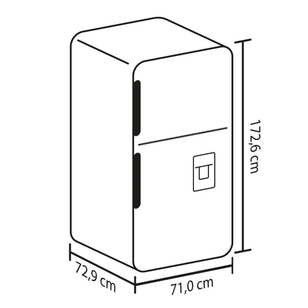 Nevera HACEB No Frost 404 Lt NEV ALC 404 Negro Inverter - Image 7