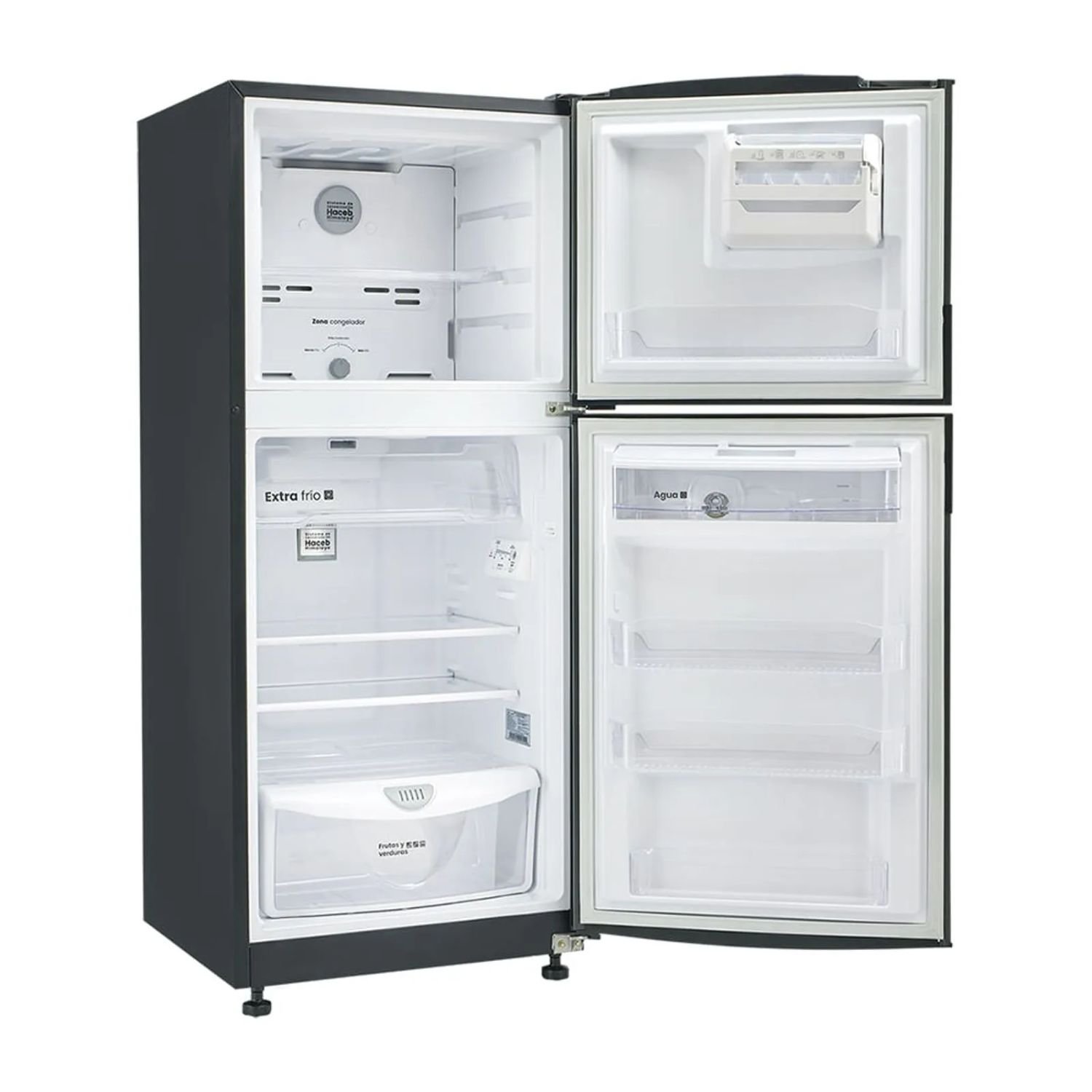 Nevera HACEB No Frost 243 Litros Inverter Manija Externa Negro - Image 2
