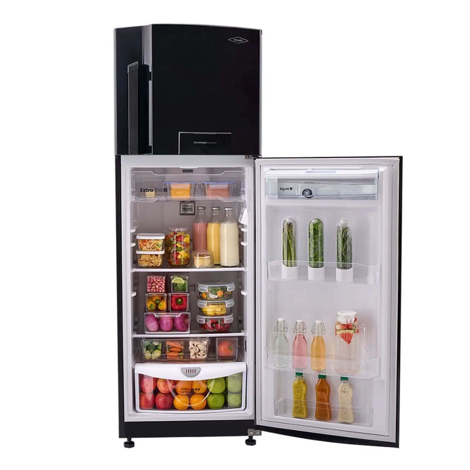 Nevera HACEB No Frost 311 Litros Inverter Manija Externa Negro - Image 4
