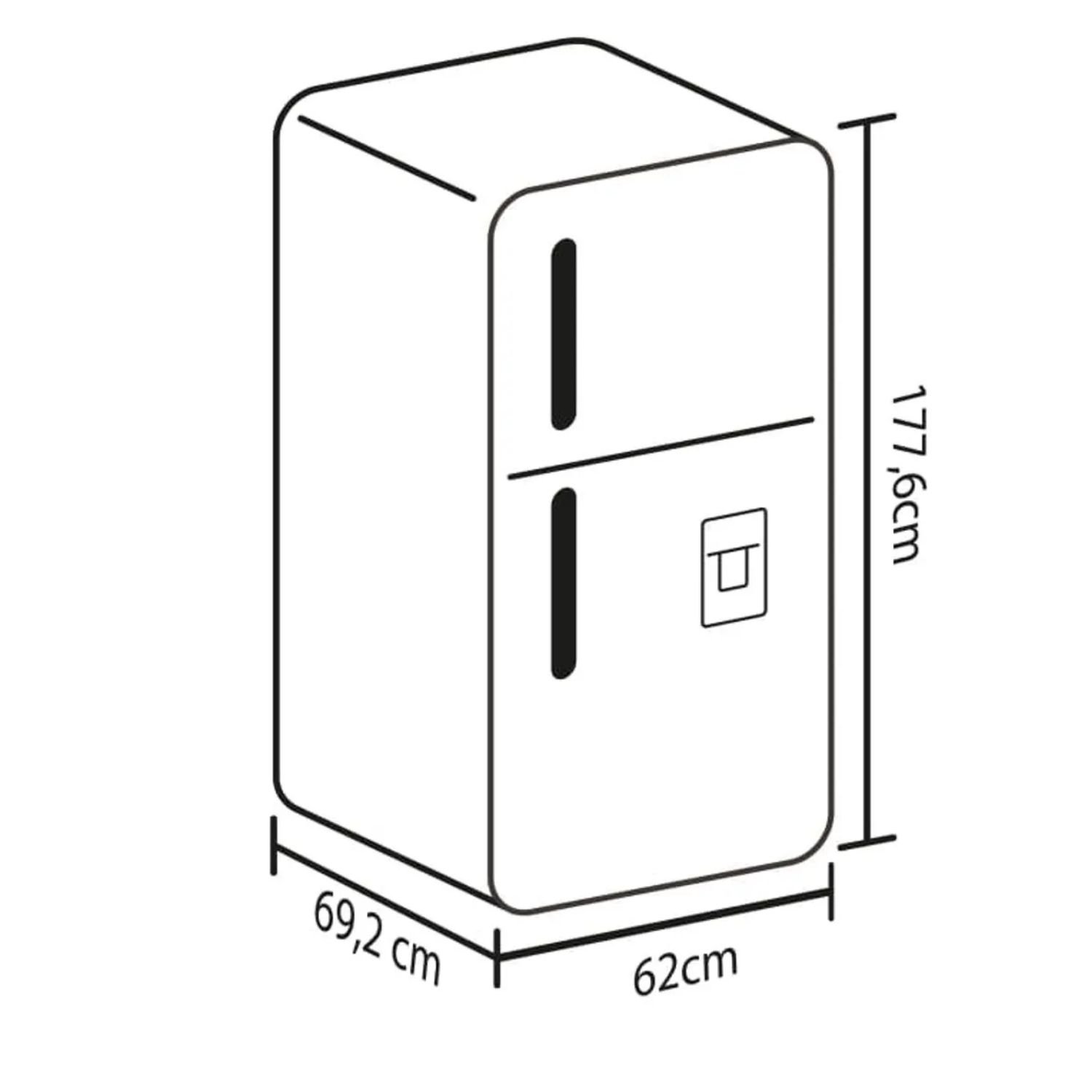 Nevera HACEB No Frost 311 Litros Inverter Manija Externa Negro - Image 7