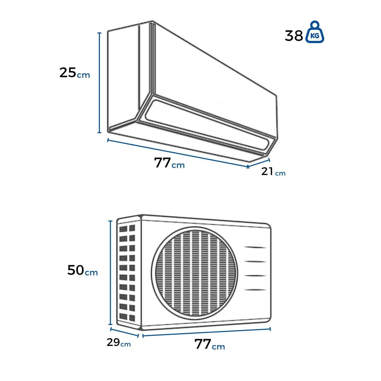 Aire Acondicionado 12000 BTU On/Off 220V LG O122C1 - Image 9