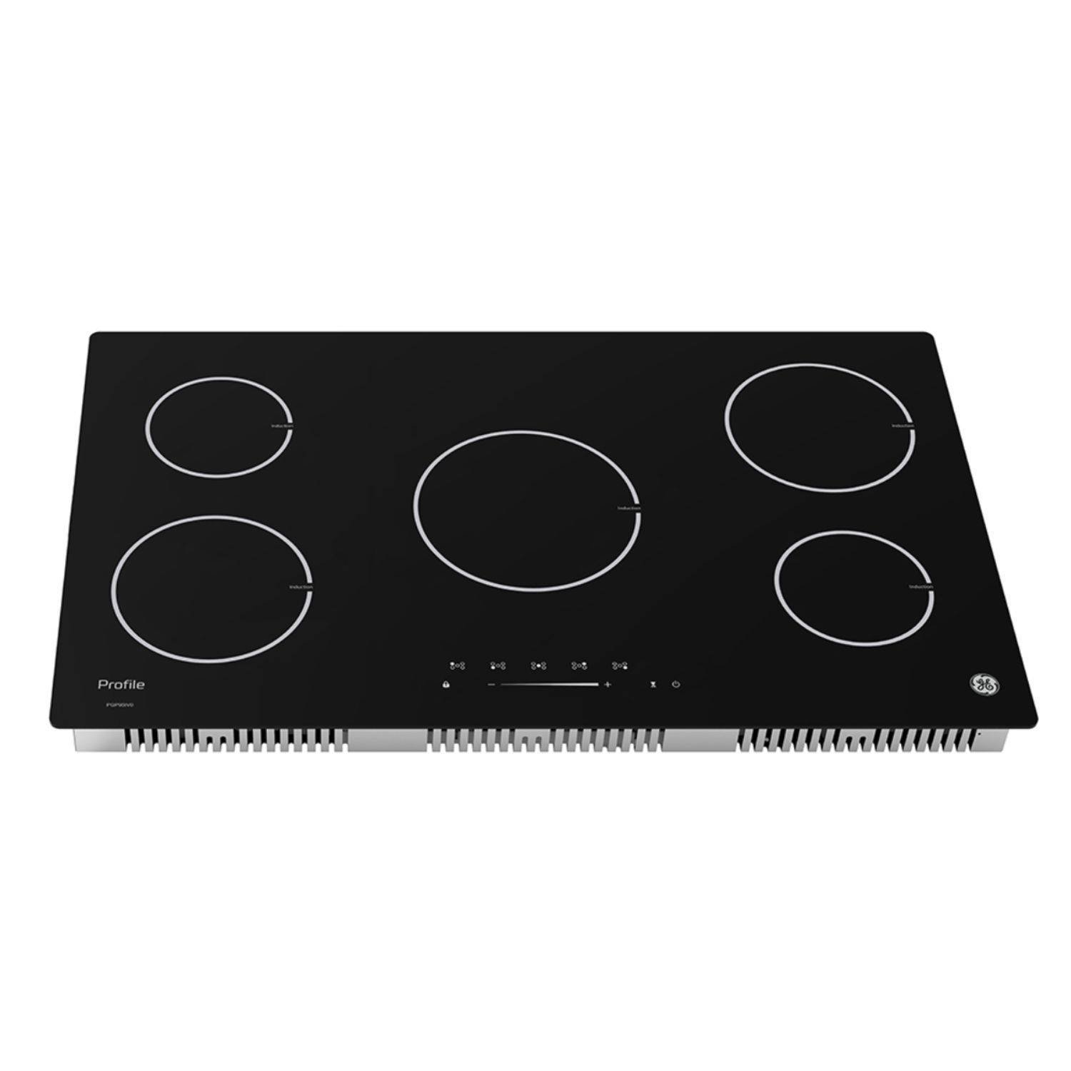 Estufa GE 90cm 220V 5 Puestos Inducción PGP95IV0 Vidrio