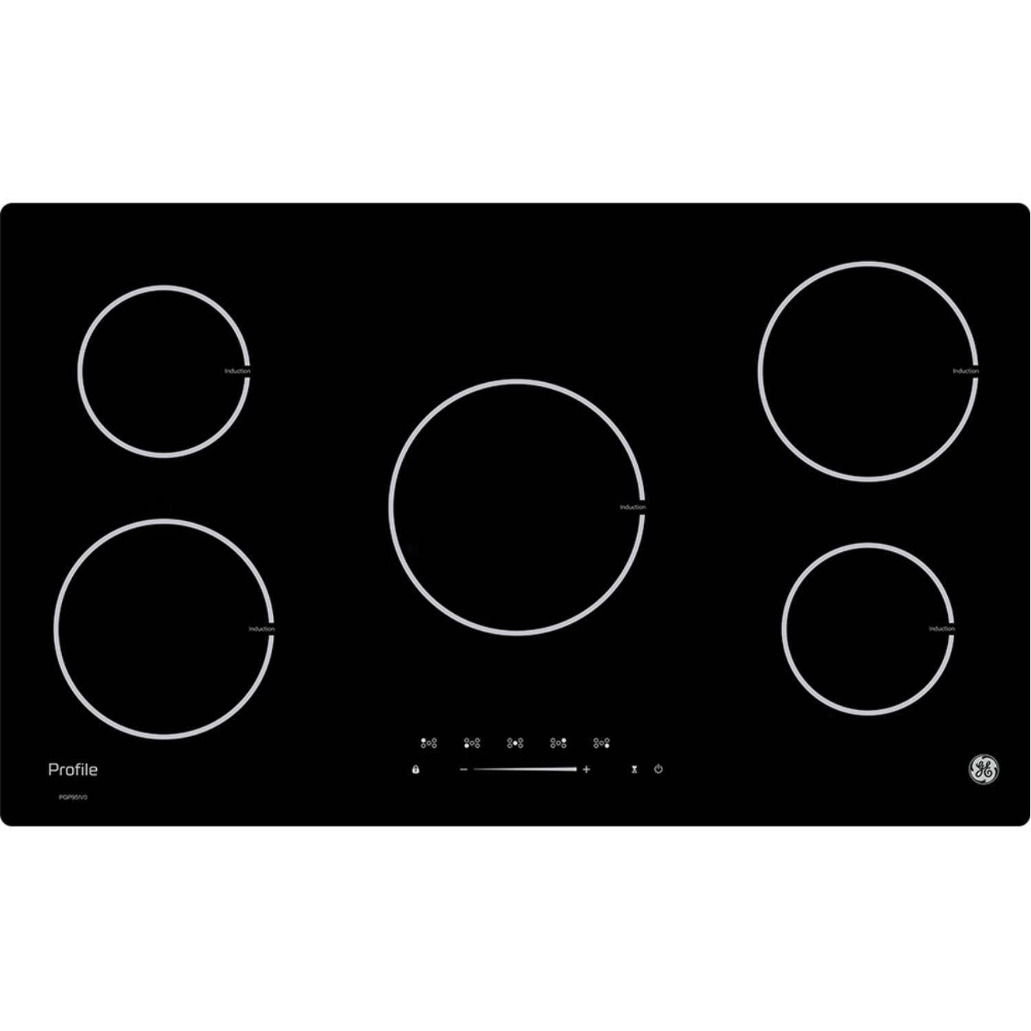 Estufa GE 90cm 220V 5 Puestos Inducción PGP95IV0 Vidrio - Image 2
