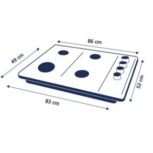 Estufa GE 90cm 220V 5 Puestos Inducción PGP95IV0 Vidrio - Image 6