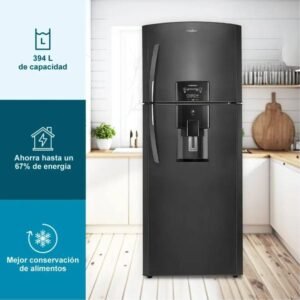 Nevera MABE No Frost 421 Litros RMP421FZCC Negro - Image 2