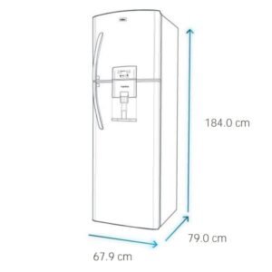 Nevera MABE No Frost 438 Litros RMP438FZCU Gris - Image 6