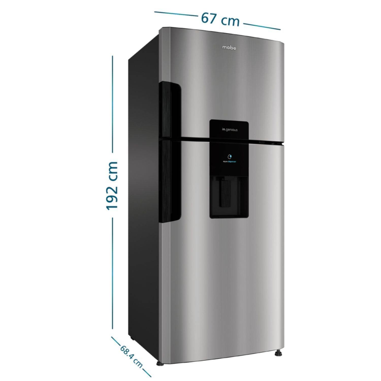 Nevera MABE No Frost 470 Litros RMP470YCU Inox - Image 7