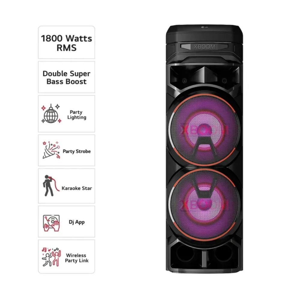 Torre De Sonido LG Bluetooth 1800W FM RNC9 - Image 5