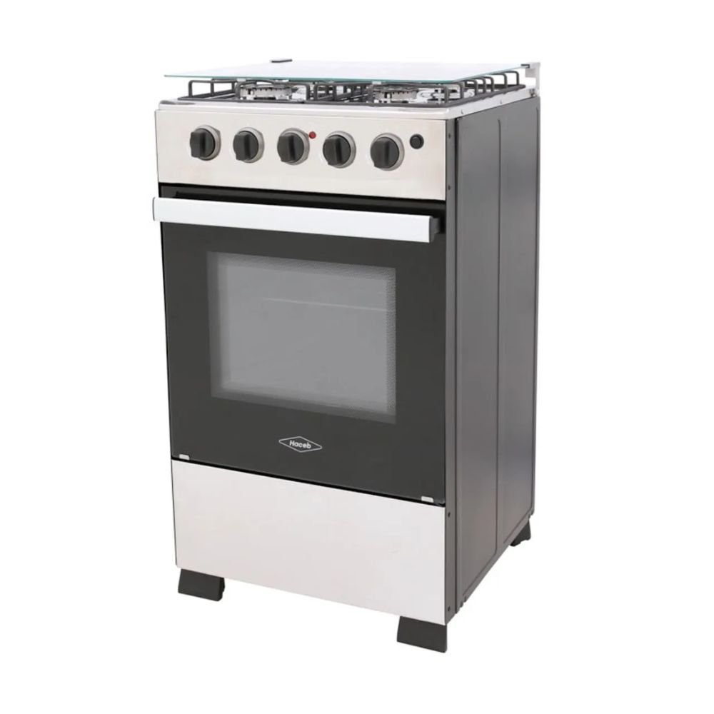Estufa de Piso HACEB ROMERO 50cm 4 Puestos GN Horno Inox - Image 2