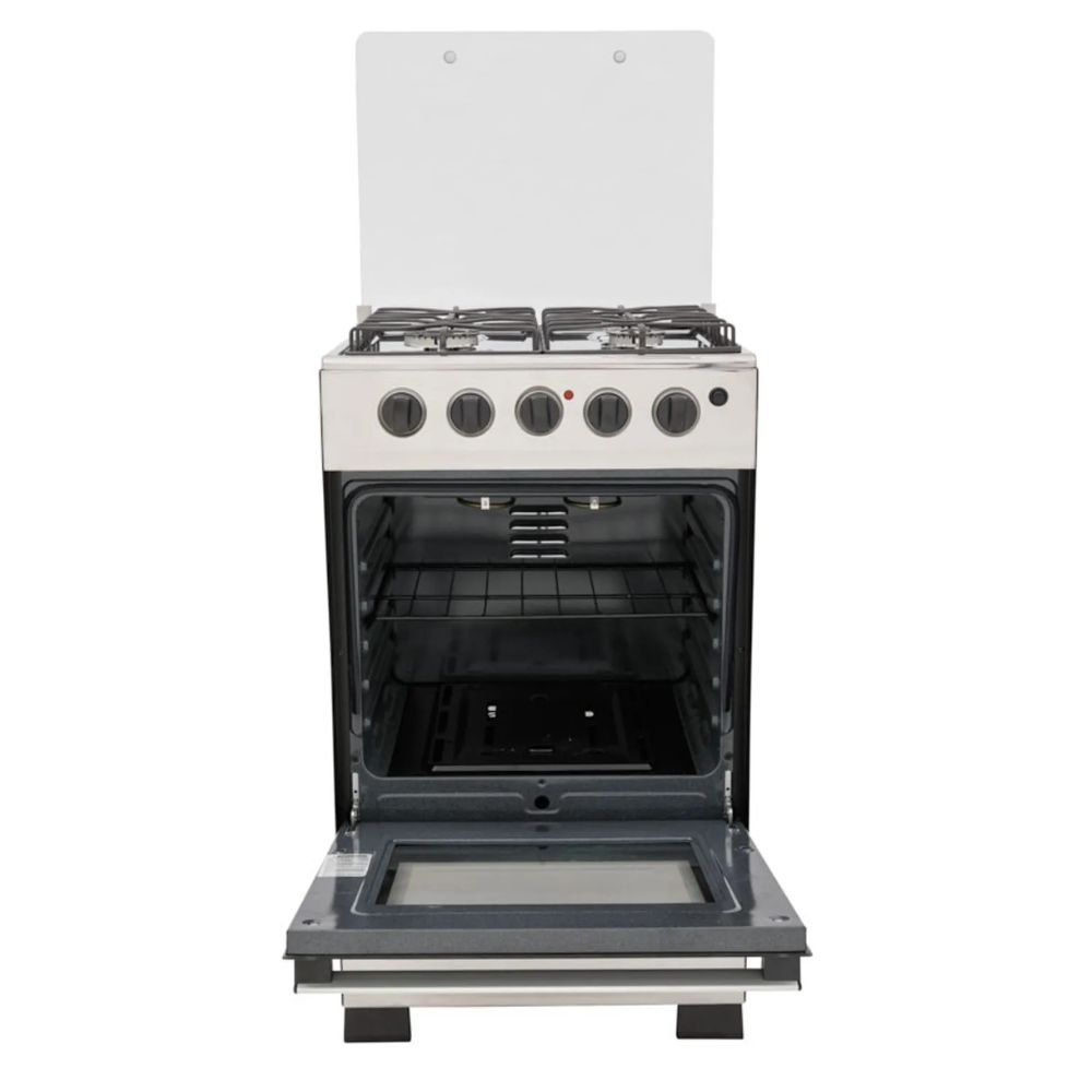 Estufa de Piso HACEB ROMERO 50cm 4 Puestos GN Horno Inox - Image 3