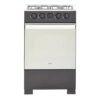 Estufa de Piso HACEB ROMERO REFLEX 50cm 4 Puestos GN Negro