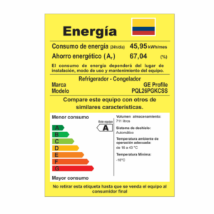 Nevecon GE No Frost 755 Litros Side By Side PQL26PGKCSS Gris - Image 6