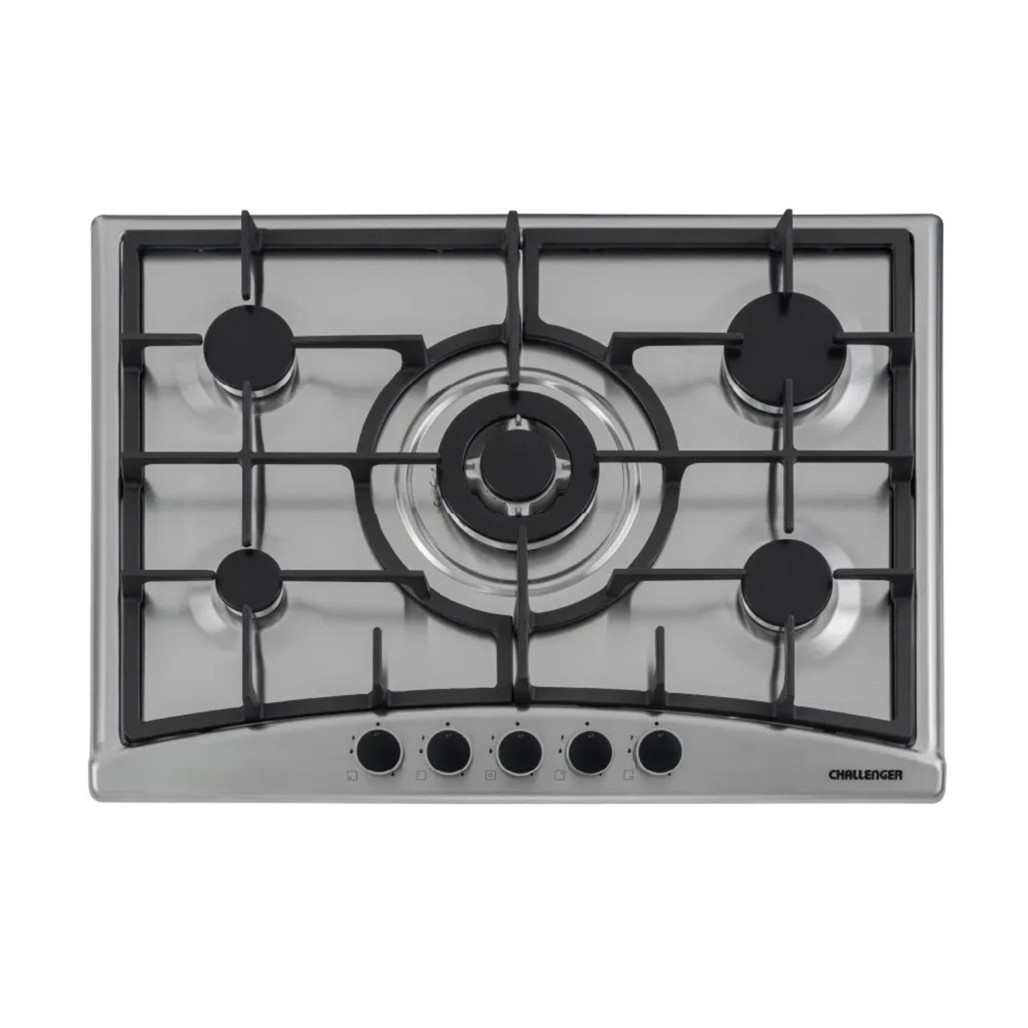Estufa de Empotrar CHALLENGER 70cm 5 Ptos Gas Natural 6170