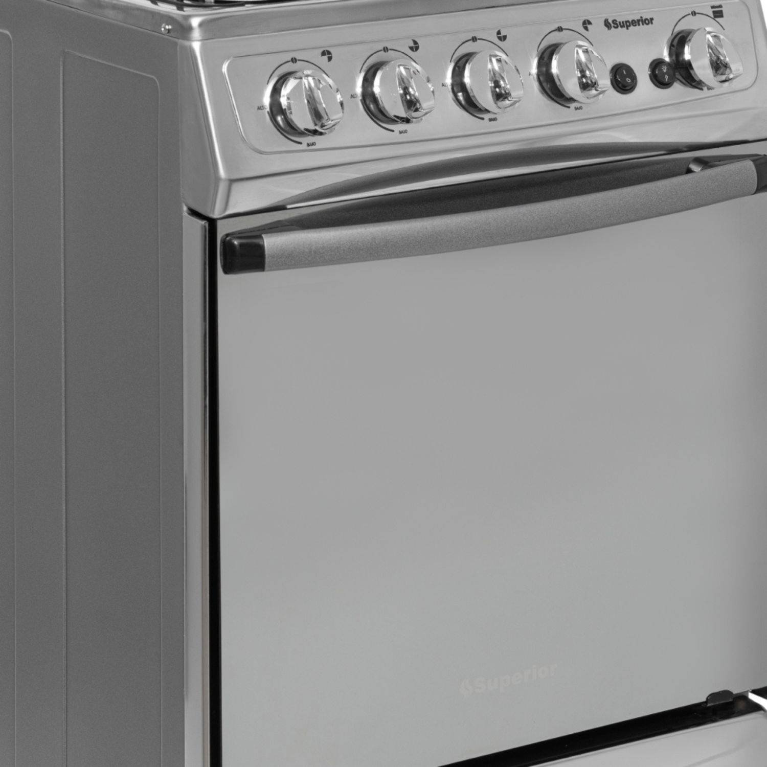 Estufa de Piso SUPERIOR 55cm 4 Puestos GN 120V Horno 7004 - Image 6