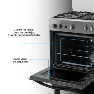 Estufa de Piso CHALLENGER 60 cm GN 4 Puestos Horno SI 9461 - Image 5